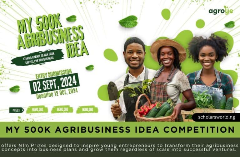 My 500K AgriBusiness Idea Competition 2024: Empowering Nigerian Agripreneurs