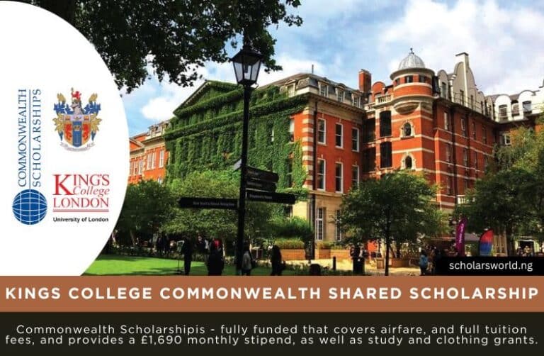 Kings College Commonwealth Shared Scholarships UK 2026: Fully Funded Opportunity
