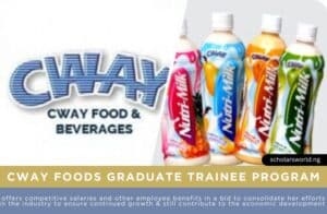 CWAY Foods Graduate Trainee Program