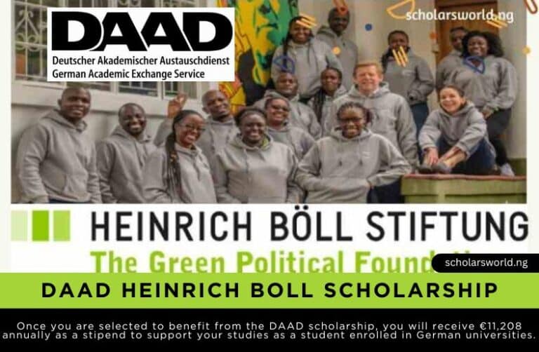 2027 DAAD Heinrich Boll Scholarship for International Students: Fully Funded to Germany