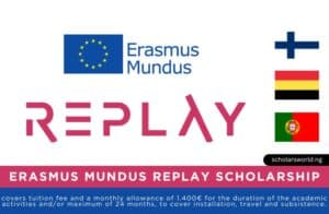 Erasmus Mundus REPLAY Scholarship