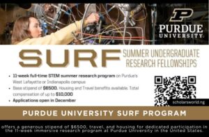 Purdue University SURF Program