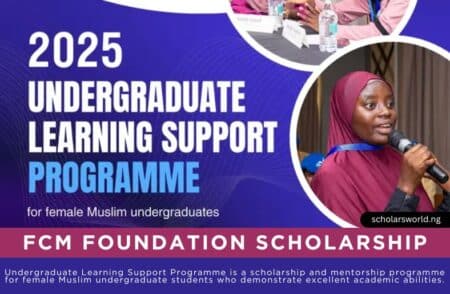 FCM Foundation Scholarship (Undergraduate Learning Support Programme)