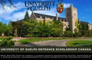 University of Guelph Entrance Scholarship Canada