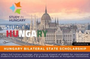 Hungary Bilateral State Scholarship