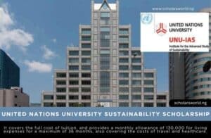 United Nations University Sustainability Scholarship