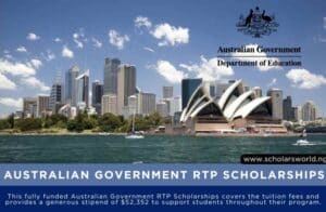 Australian Government RTP Scholarships