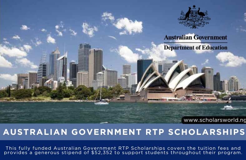 Australian Government RTP Scholarships