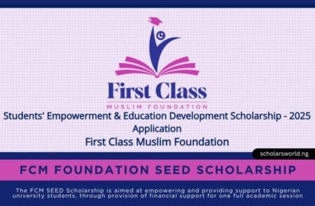 FCM Foundation SEED Scholarship