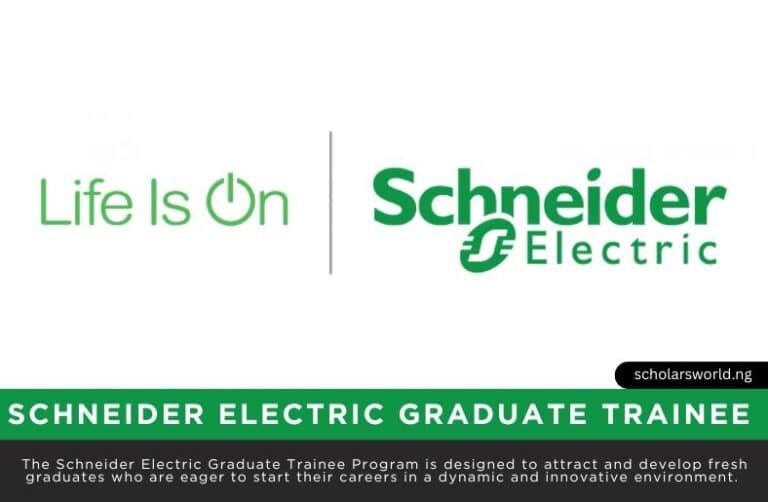 Schneider Electric Graduate Trainee Program 2027: Career Opportunity