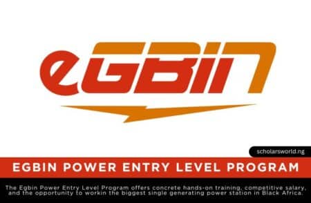 Egbin Power Entry Level Program