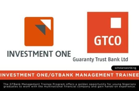 Investment One/GTBank Management Trainee Program