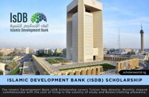 Islamic Development Bank IsDB Scholarship