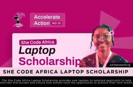 She Code Africa Laptop Scholarship Application