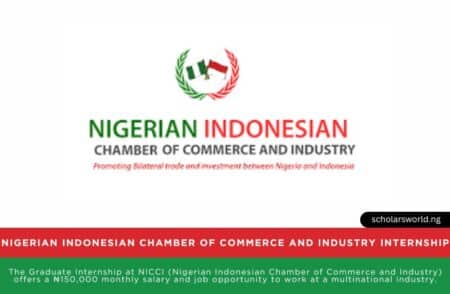 Graduate Internship at NICCI (Nigerian Indonesian Chamber of Commerce and Industry)
