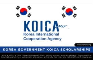 Korea International Cooperation Agency KOICA Scholarship
