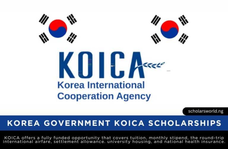 Korea Government KOICA Scholarship 2027 (Korea International Cooperation Agency): Fully Funded