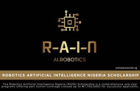 Robotics Artificial Intelligence Nigeria RAIN Scholarship