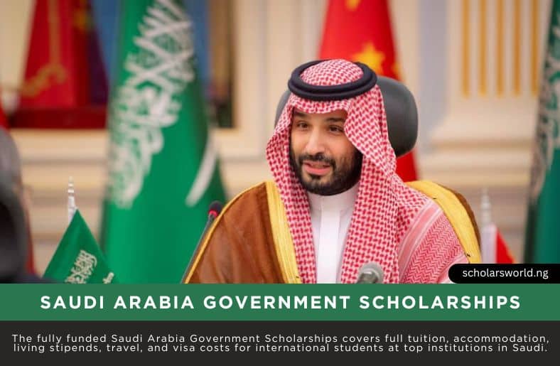 Saudi Arabia Government Scholarships