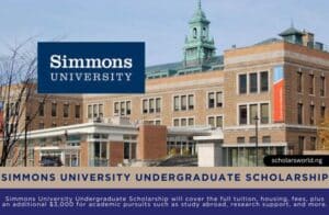 Simmons University Undergraduate Scholarship