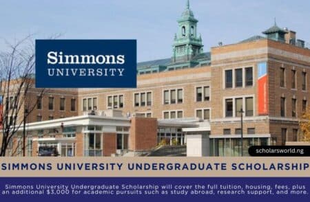 Simmons University Undergraduate Scholarship