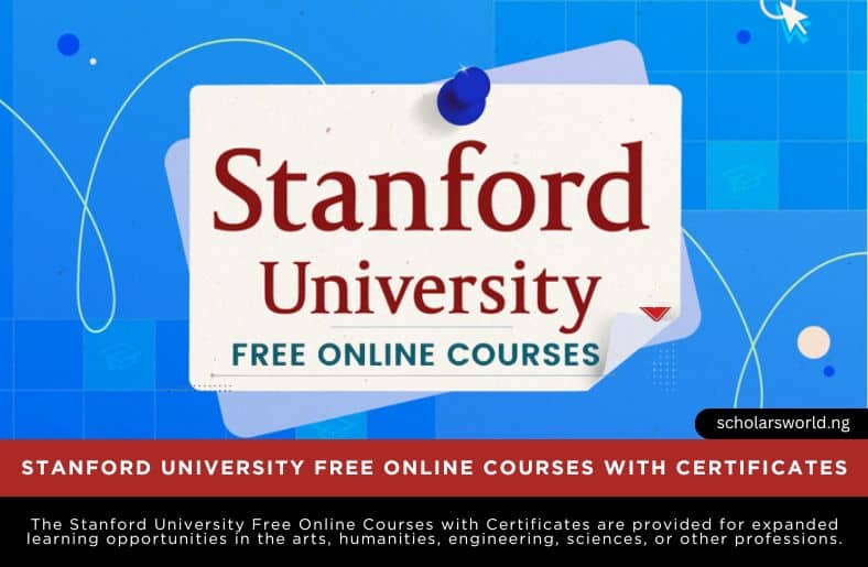 Stanford University Free Online Courses with Certificates
