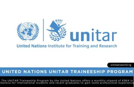 United Nations UNITAR Traineeship Program