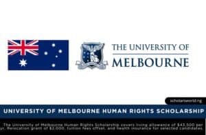 University of Melbourne Human Rights Scholarship