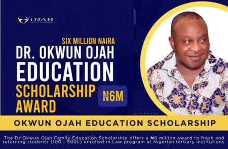 Dr Okwun Ojah Education Scholarship