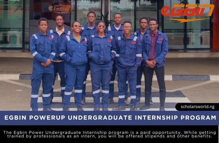Egbin PowerUp Internship Programme 2026 for Undergraduates: APPLY