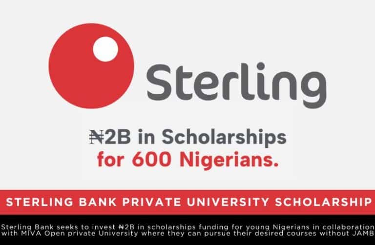 Sterling Bank Private University Scholarship (Beyond Education)