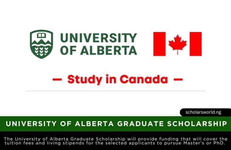 University of Alberta Graduate Scholarship