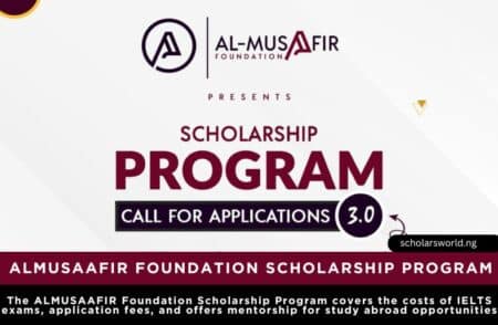 ALMUSAAFIR Foundation Scholarship Program