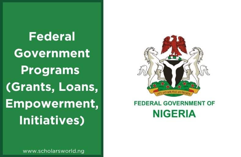 Federal Government Programs (Grants, Loans, Empowerment, Initiatives)