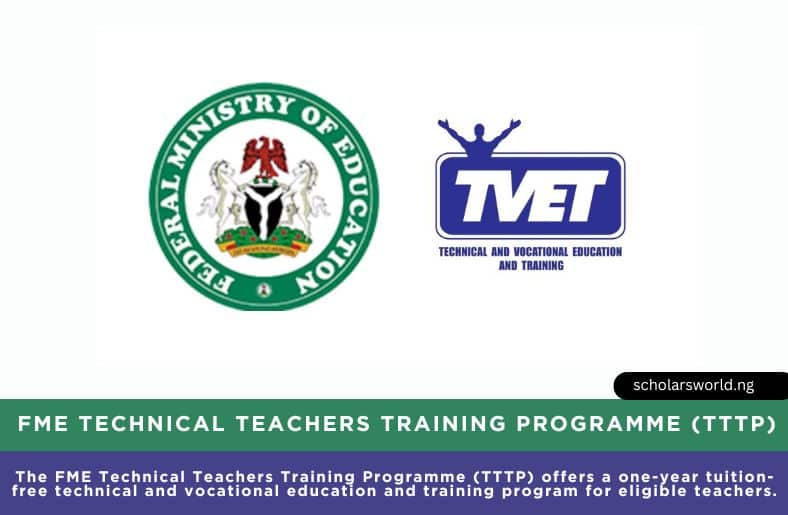 Federal Government Technical Teachers Training Programme (TTTP)