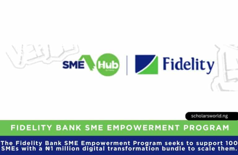 Fidelity SME Empowerment Program (FSEP) 2025: Career Opportunity