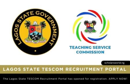Lagos State TESCOM Recruitment Portal Registration Login