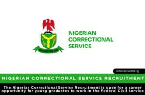 Nigerian Correctional Service Recruitment Portal