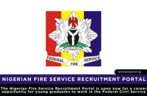 Nigerian Fire Service Recruitment Portal