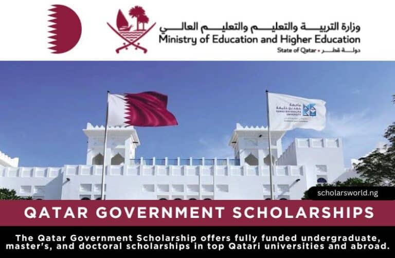 Qatar Government Scholarships 2026/27: Fully Funded Opportunity