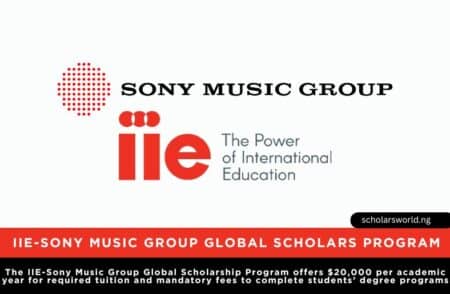 Sony Music Group Global Scholarship