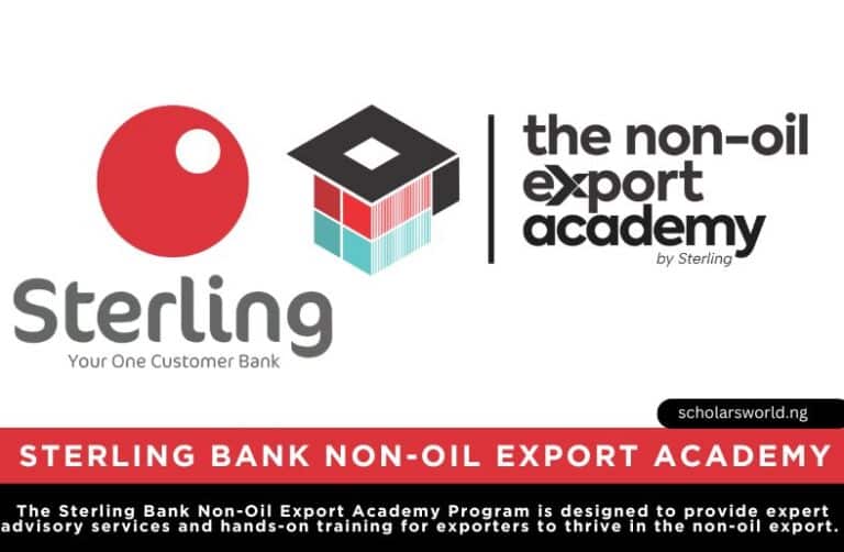 Sterling Bank Non-Oil Export Academy 2025 | How To Apply