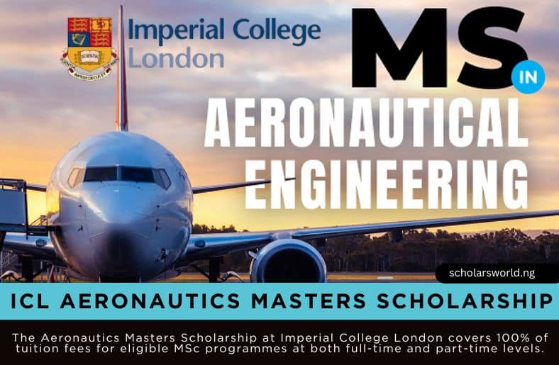 Aeronautics Masters Scholarship at Imperial College London