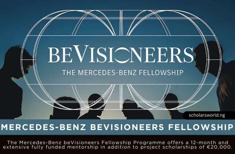Mercedes-Benz beVisioneers Fellowship Programme 2027: Fully Funded