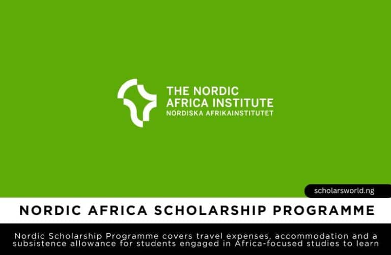 2027/28 Nordic Scholarship Programme: Fully Funded Opportunity