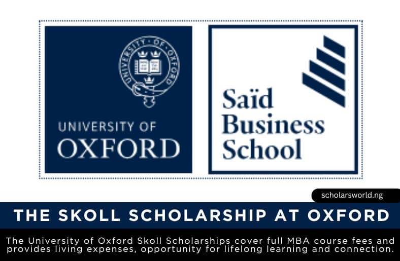 The University of Oxford Skoll Scholarship