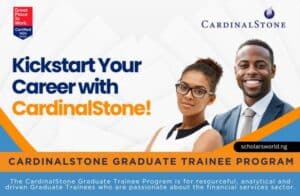 CardinalStone Graduate Trainee Program 2026: Career Opportunity CardinalStone Graduate Trainee Program