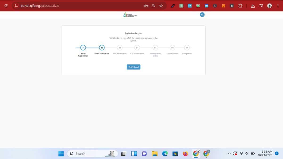The final phase of the NYJF 2025 Registration involves