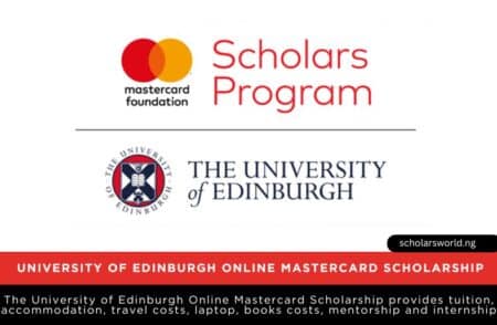 University of Edinburgh Online Mastercard Scholarship 2026 in UK: Fully Funded Opportunity University of Edinburgh Online Mastercard Scholarship