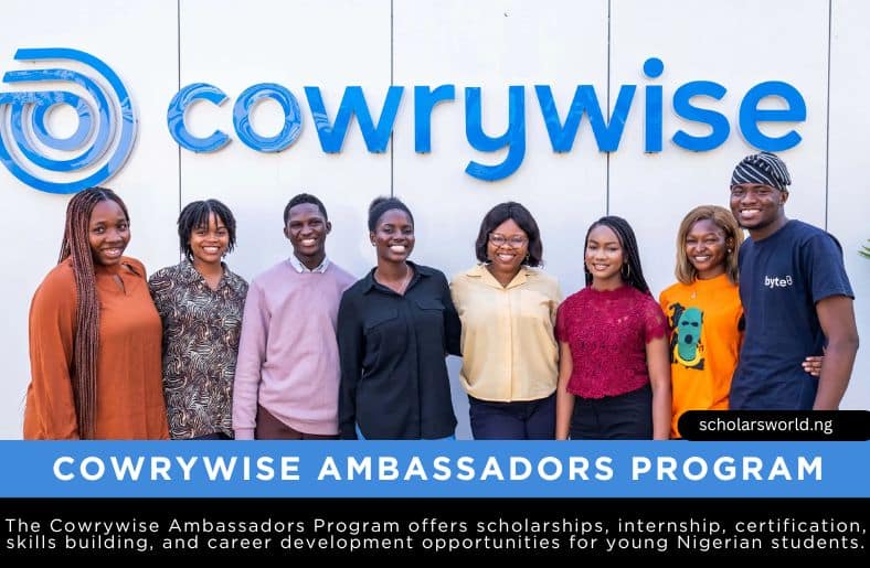 Cowrywise Ambassadors Program